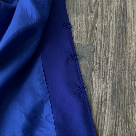 Carlisle Bluish Purple Sequin Evening Blazer Jacket - Picture 8 of 15